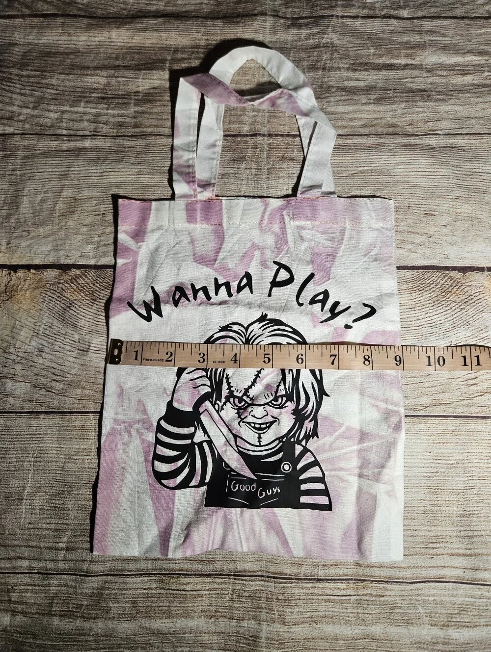 Childs play chucky child's large halloween costume and trick or treat tote bag